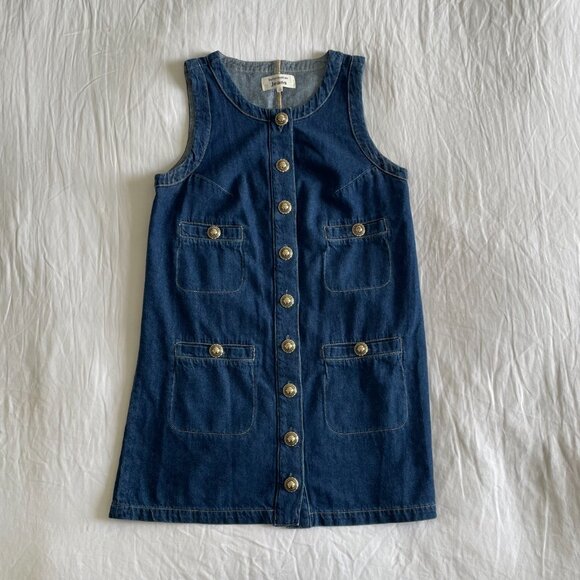 Reformation Tropez Denim Mini Dress (sz 4) - Picture 2 of 9
